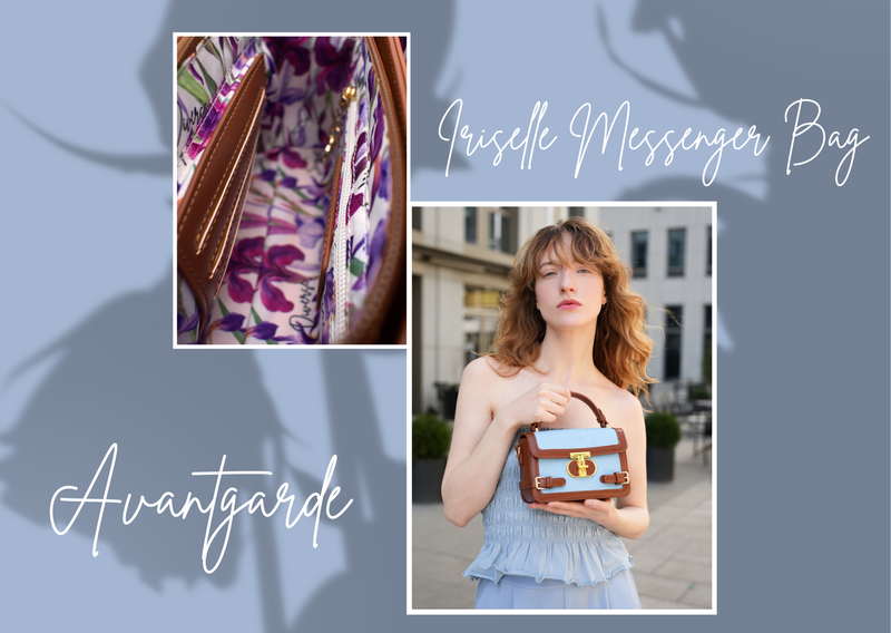 Iriselle: Wo Avantgarde auf Hoffnung trifft. Die Geschichte einer Messenger Bag, die mehr ist als Mode
